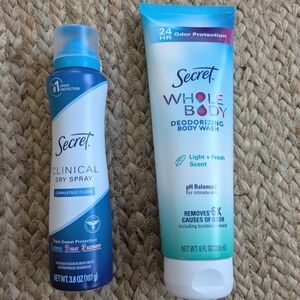NWT Secret Deodorant /Antiperspirant Bundle